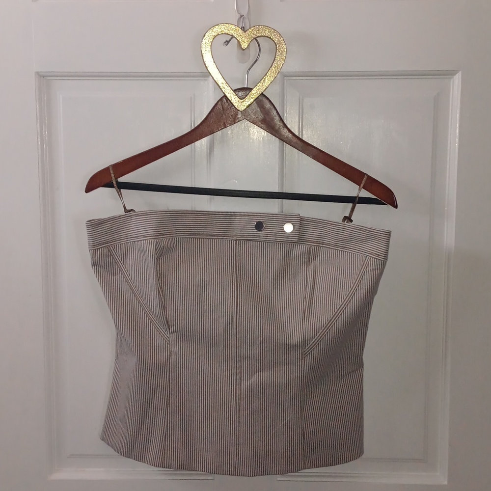 Zara womans striped tube top